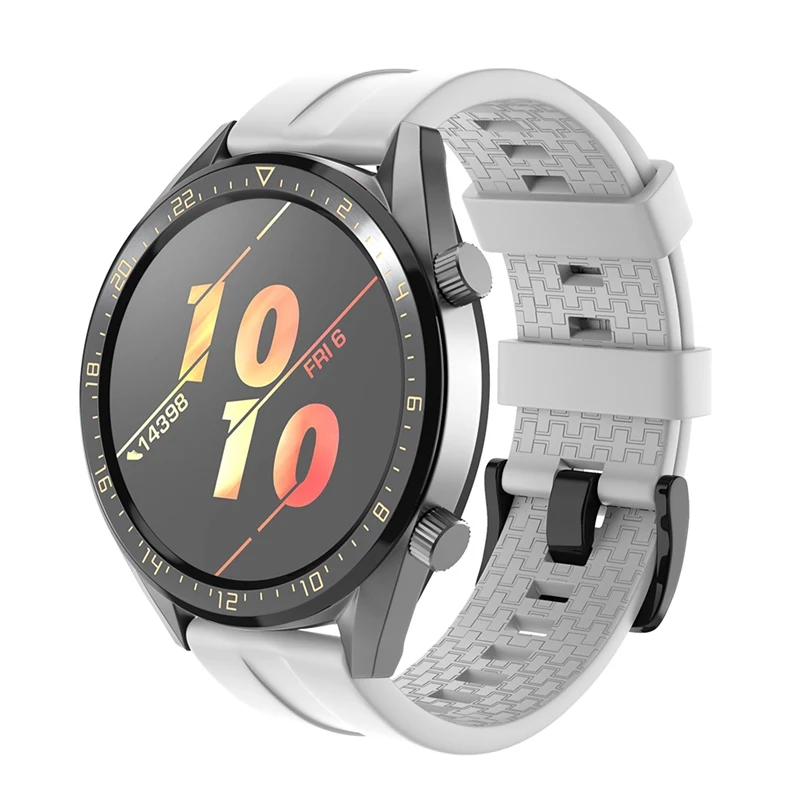 22 мм силиконовый ремешок для samsung Galaxy huawei Watch GT Мужские влагонепроницаемые спортивные резиновые Замена Мужские t браслет ремешок Синий