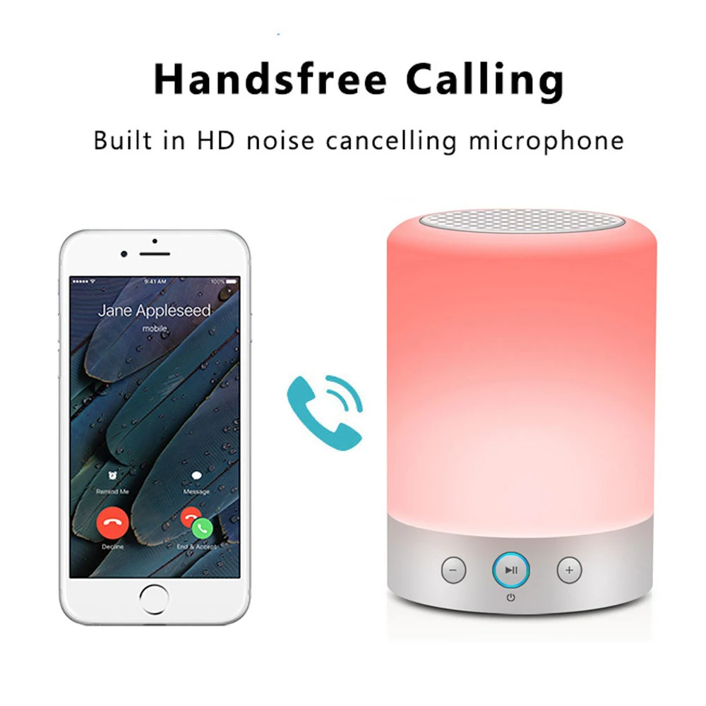 L7 портативный беспроводной bluetooth динамик с сенсорным сенсором регулируемая