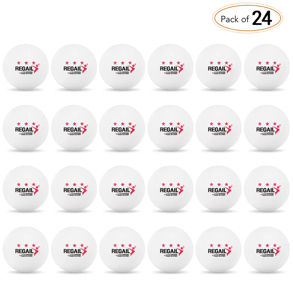 30Pcs 3Star Table Tennis Balls 40mm Diameter Plastic Ping Pong Balls Amateur Advanced Table Tennis Training Practice Balls - Цвет: Белый