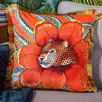 

European Luxury Royal Decor Cojines Decorativos Para Sof Throw Pillow Case Cushion Cover High-end French Italy Design Durable