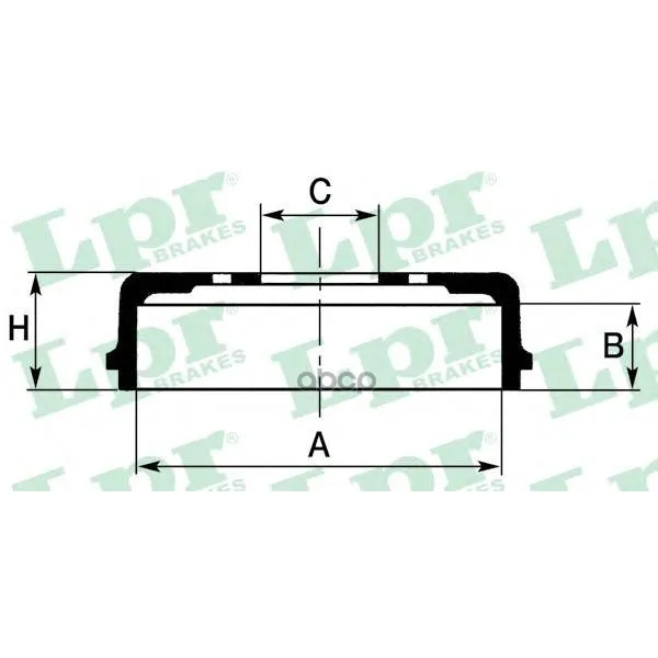Барабан Тормозной Nissan Pathfinder/Pick Up/Terrano Lpr 7d0125 Lpr арт. 7D0125