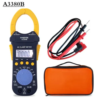 

New A3380B Professional Digital Multimeter Tester Multimeter Mini clamp Current Voltage Meters Current Ammeter Pliers With hook