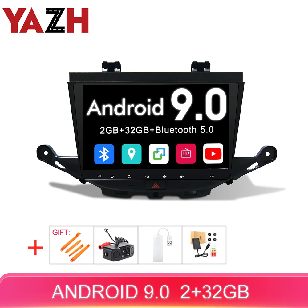 YAZH для Buick Verano GS / Vauxhall OPEL ASTRA K 2012 2015 автомобильный блок мультимедиа с 9 0 &quotIPS HD