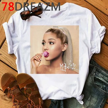 

Ariana Grande T Shirt Women 7 Rings Kawaii T-shirt Summer Top Thank You Next Graphic Tees Unisex Plus Size Funny Top Tees Female