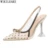 Slingback Shoes Clear Heels For Women Dress Shoes Womens Fetish High Heels Sexy Fashion Summer Shoes Woman Designer Heels 2021