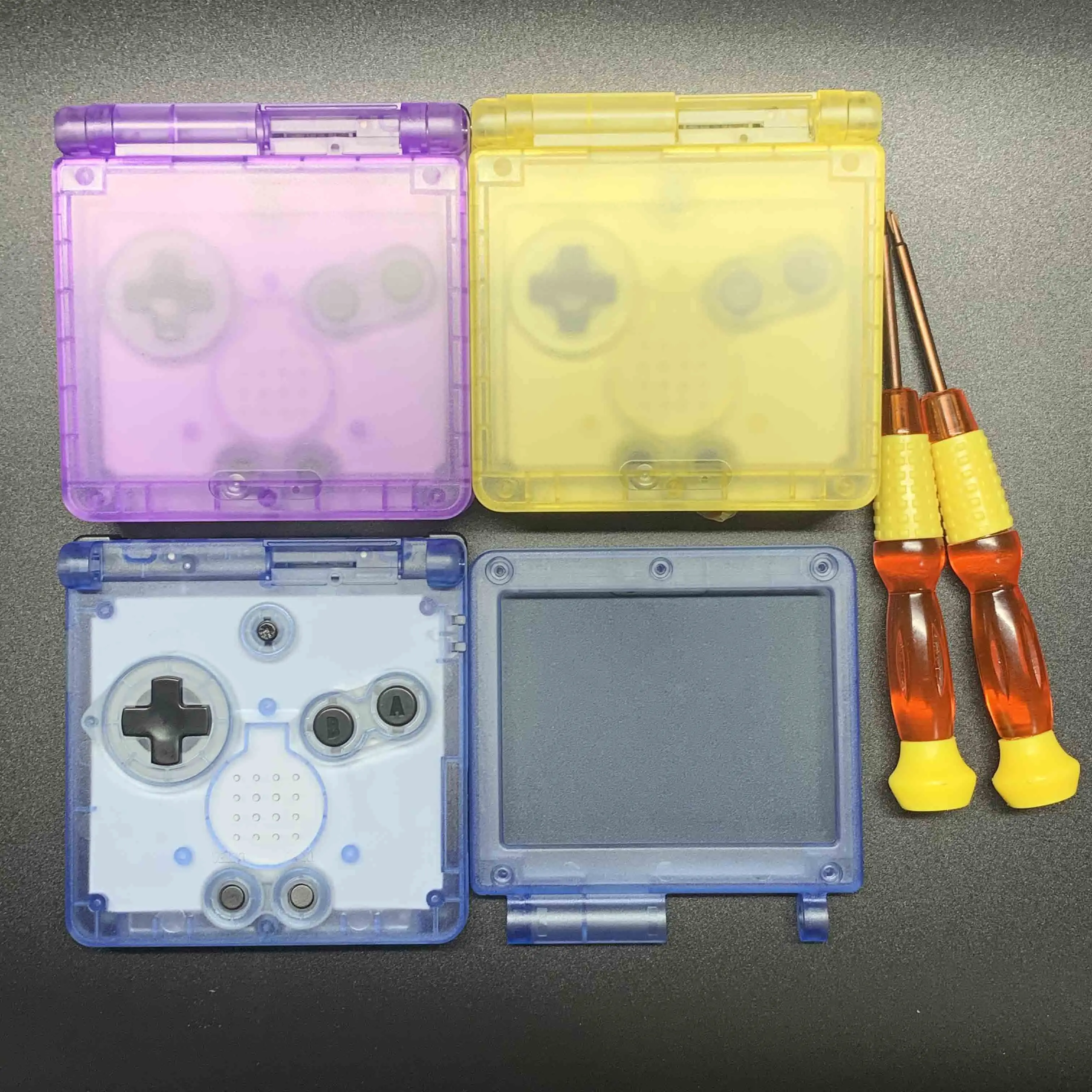 Ganer Прозрачный чехол для GameBoy Advance SP Classic Limited Edition корпус GBA отвертки|Запасные