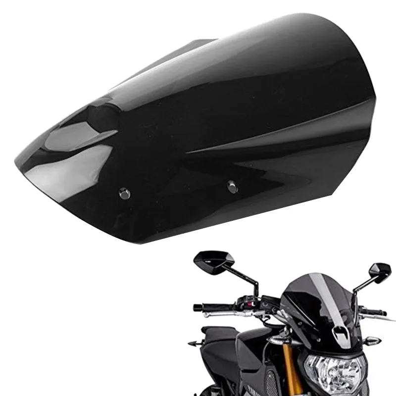 type2 Лобовое стекло мотоцикла с монтажным кронштейном для Yamaha MT-09 FZ-09 FZ MT 09 2013 - Цвет: type2