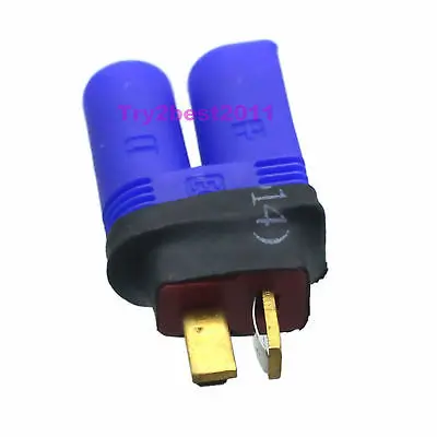 

DHL/EMS 50 Sets No Wires Connector - EC5 Male to Male T-Plug Adapter (Deans Style) -C1