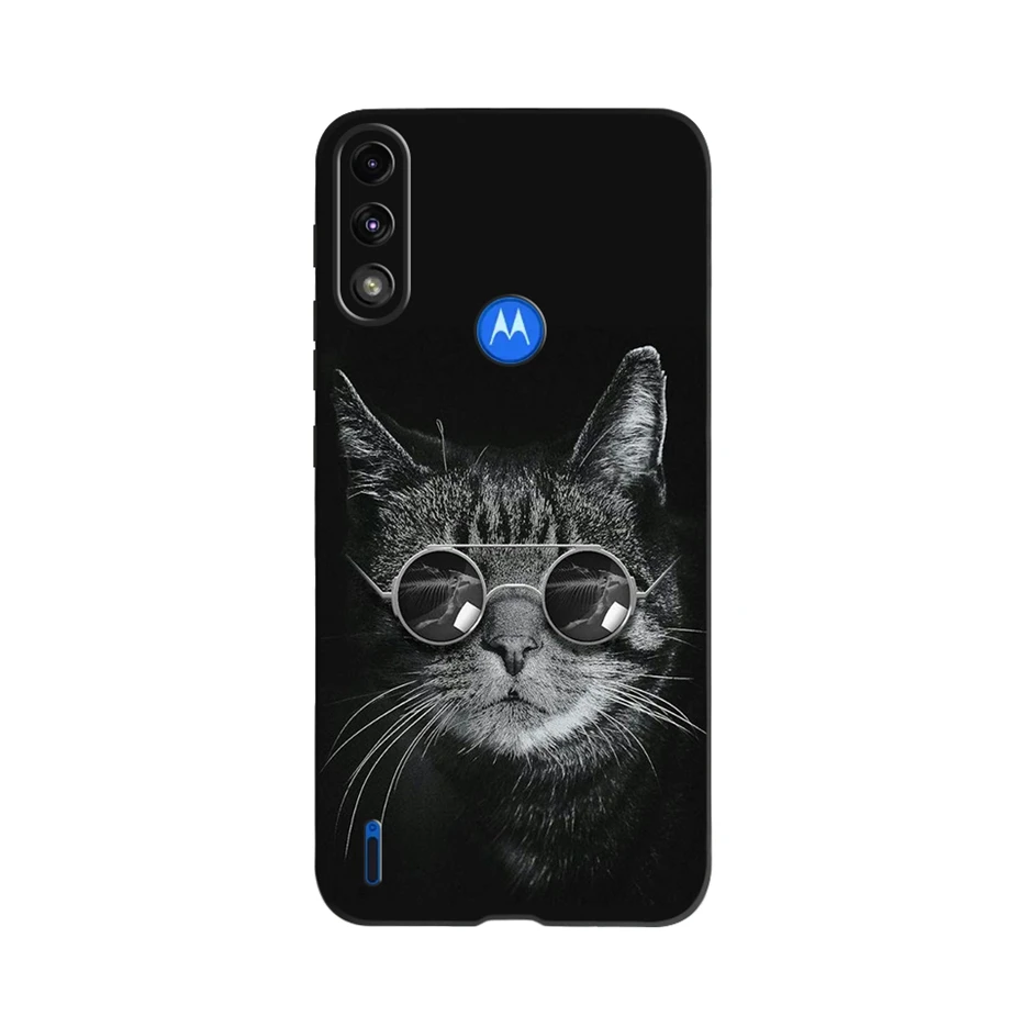 Durable Silicone Phone Back Cover - Soft TPU Protection for Motorola Moto E7 Series