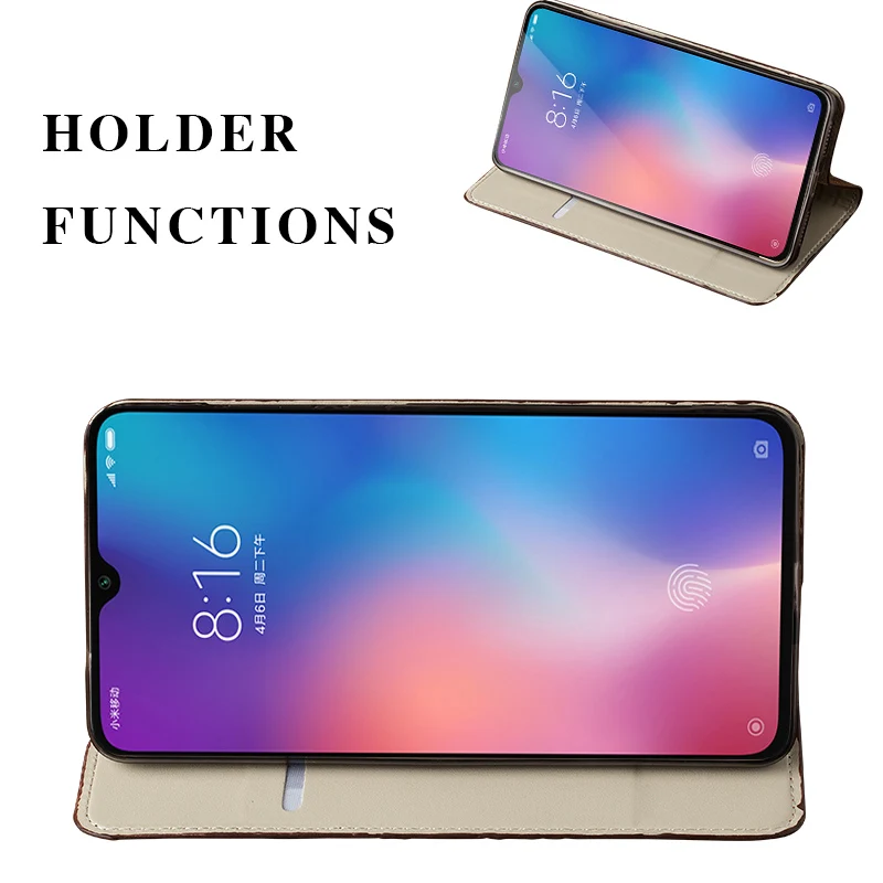 Кожаный чехол книжка для телефона Xiaomi Note 10 Ultra 5S Plus 8 9 se 9T Pro A1 A2 Lite A3 6X Mix 2s Max 2