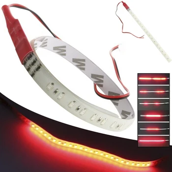

2PCS Red 30CM 3528 32Led Knight Rider Flash Strobe Scanner Neon Strip Light DIY