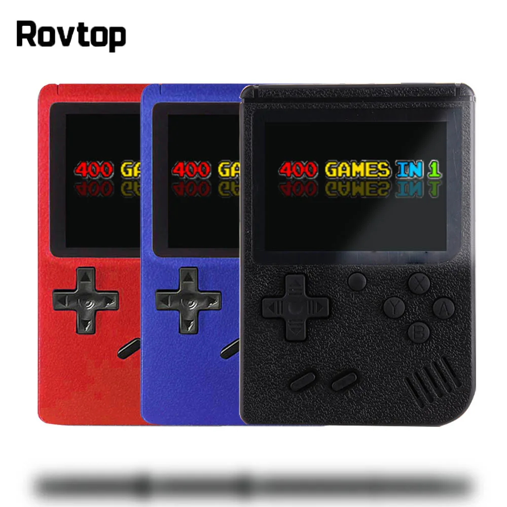 Ретро портативная мини портативная игровая консоль для детей 8-Bit 3,0 дюймов цветной ЖК-плеер встроенный 400 игр для детей