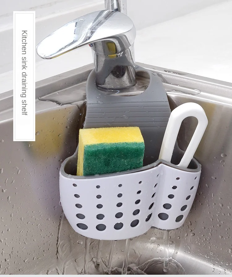 

Creative kitchen sink drain rack basket sink sponge dishcloth storage rack basket rack