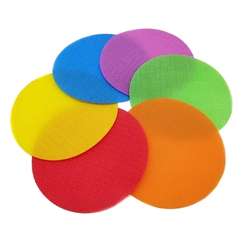 

30pcs Children Portable Carpet Marker Teaching Classroom Decor Sitting Toy Room Home Round Magic Sticker Educational Lightweight