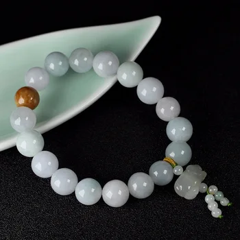 

Jade Jadeite Bracelet 10mm 6 Styles Men and Women Charm Bracelets DIY Beads Accessories Trendy Natural Birthday Gift Wholesale