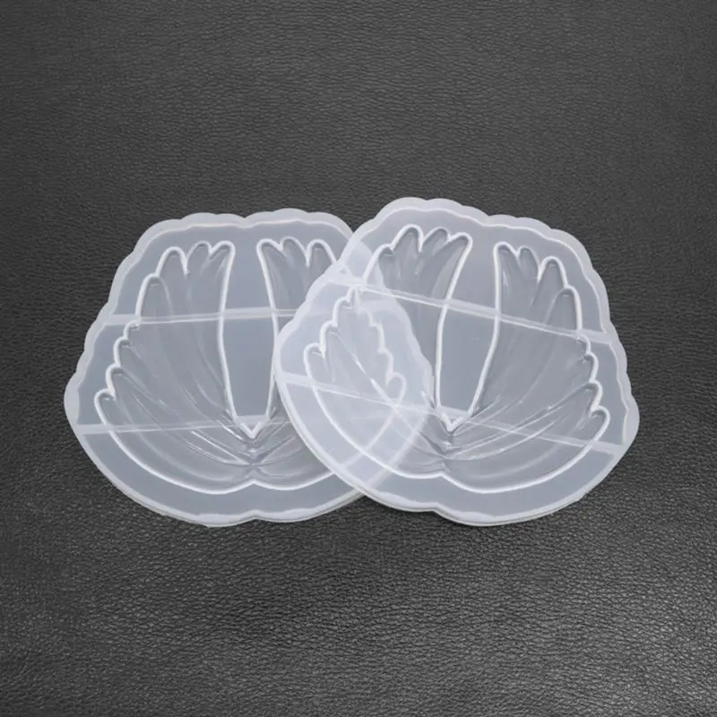 DIY Crystal Epoxy Mold New Feather Wing Mould High Mirror Handmade Table Decor Silicone Molds Resin UV Glue Crafts Making
