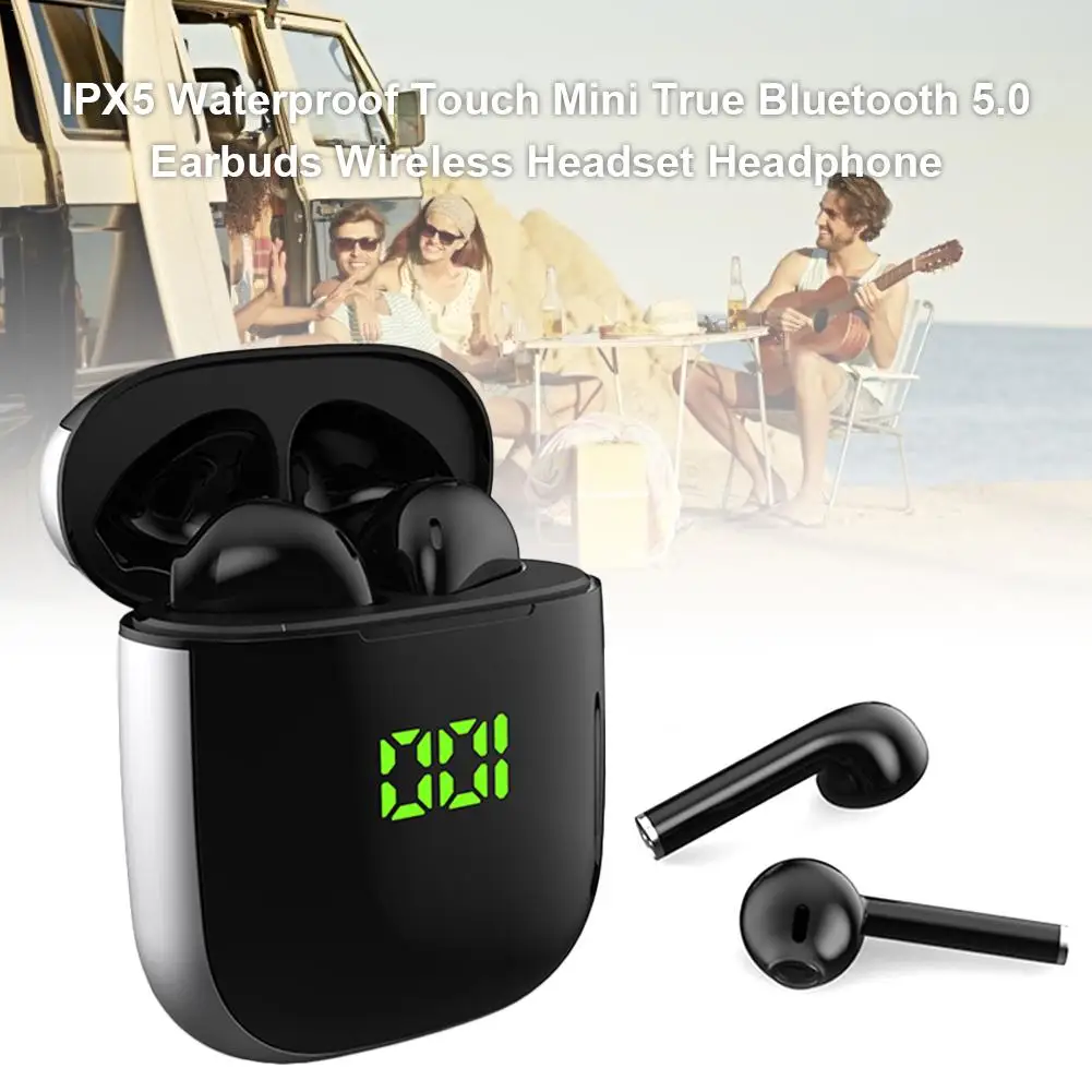 

WK60 TWS Wireless Headphones 5.0 Bluetooth Headset With LED Display Charging Headphone Mini Earbuds For Mobile Phone