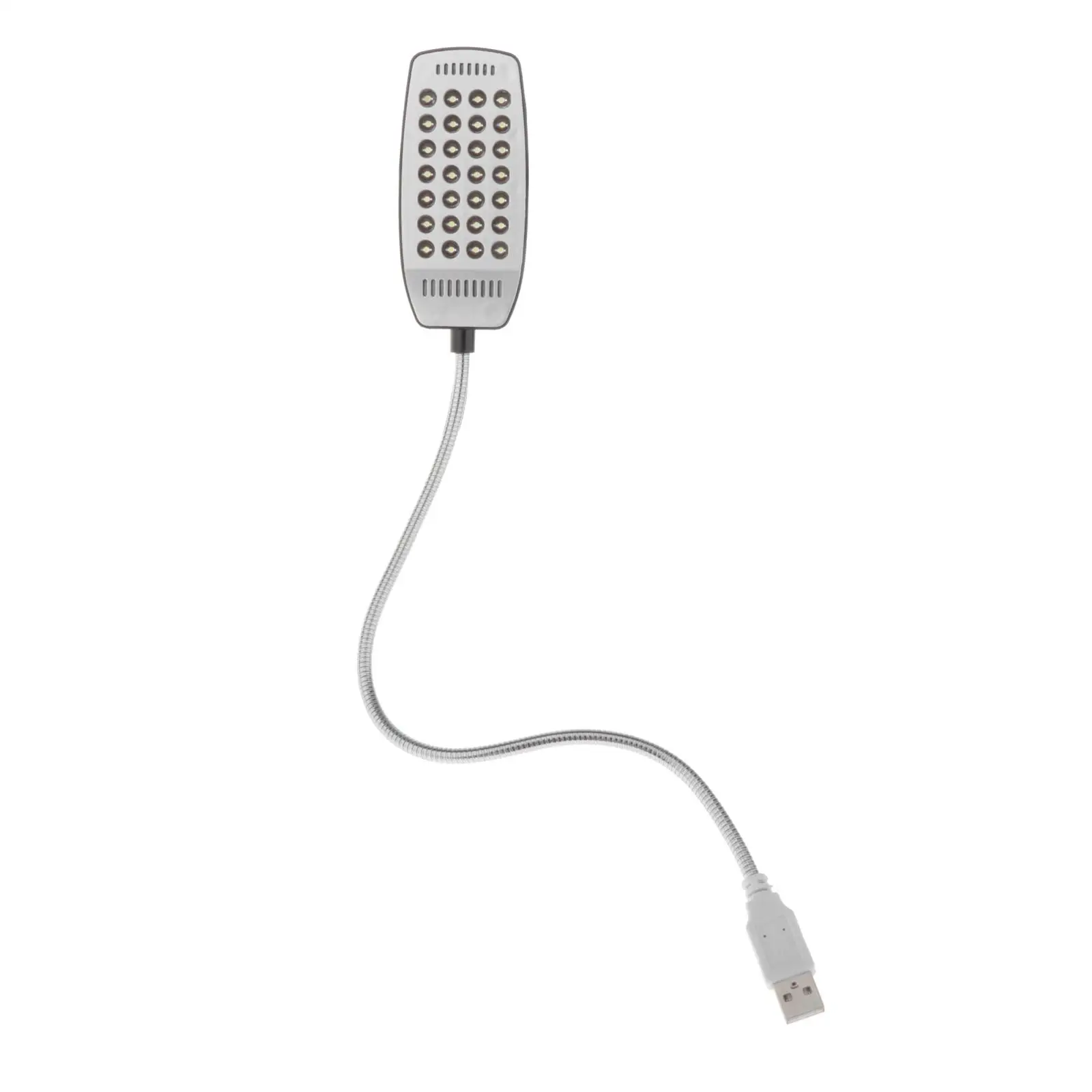 USB Portable Reading Lamp with 28 LED Flexible Gooseneck for Notebook Laptop PC Computer Night Light