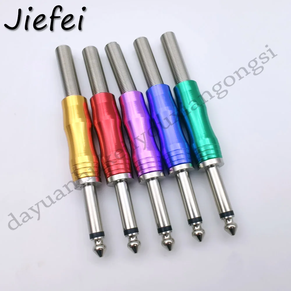 conector macho, 5 cores, 6,35mm, 1 4, 5-100pcs