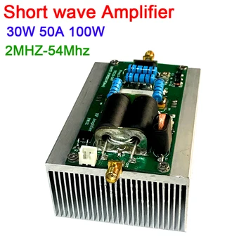 

100W SSB linear HF Shortwave Power Amplifier 2-54MHz 30W 50W For YAESU FT-817 KX3 CW AM FM HAM radio Short wave