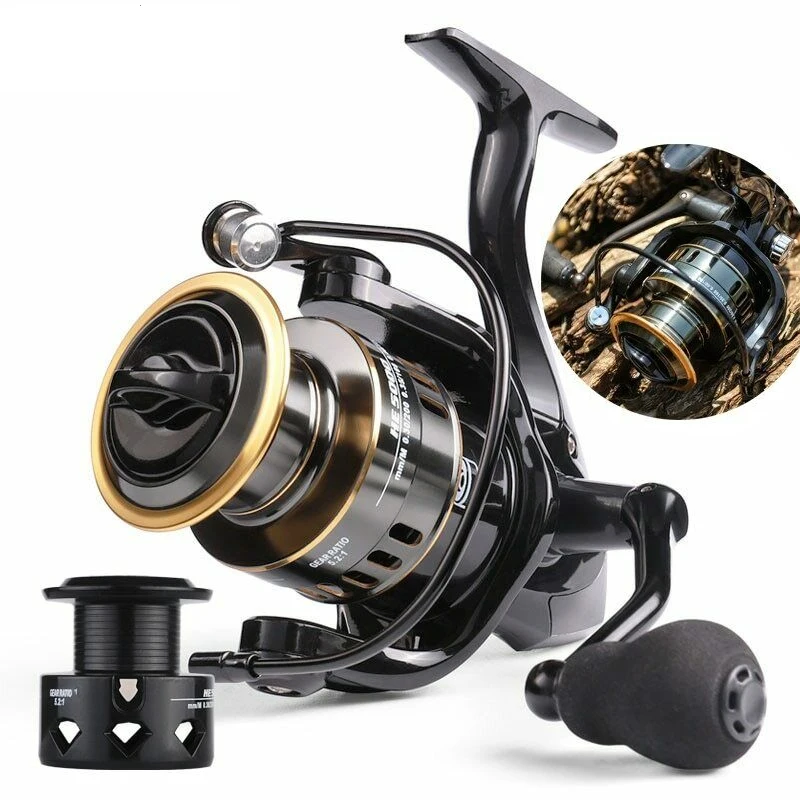 

2020 New Fishing High Quality Spinning Reel 8KG Max Drag 5.2 HE 1