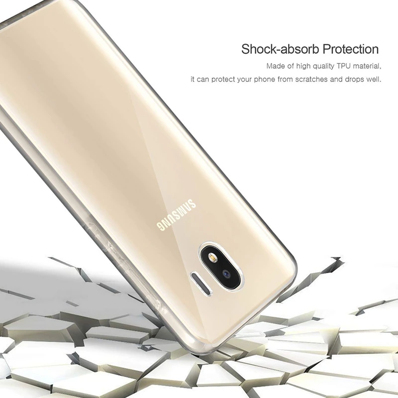 Мягкая задняя крышка из ТПУ для телефона Samsung Galaxy J2 Core Prime Pro 2018 прозрачные