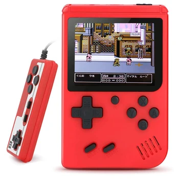 

2020 New Built-in 400 Games 1000mAh Battery Retro Video Handheld Game Console+Gamepad 2 Players Doubles 3.0 Inch LCD Game Player