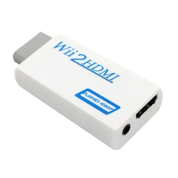 

For Nintendo Wii Hassle Free Plug and Play For Wii to HDMI 1080p Converter Adapter Wii2hdmi 3.5mm Audio Box For Wii-link