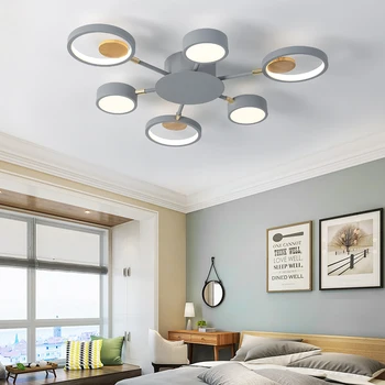 

New modern ceiling lamp can be used for Nordic living room lamp bedroom study 6/8/10 headlight decoration ceiling lamp device