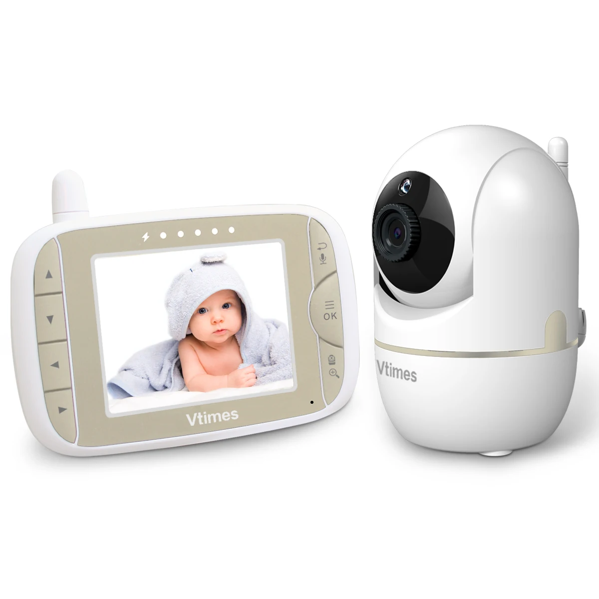 baby monitor with remote pan tilt zoom
