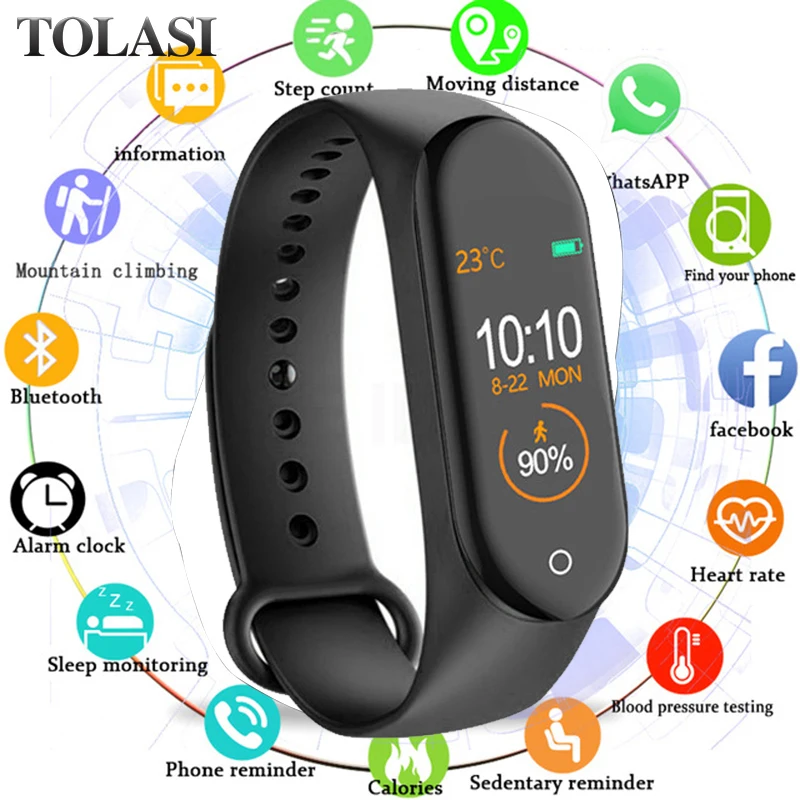 

M4 M3 Smart Watch Men Wristband Fitness Bracelet IP67 Waterproof Sport Watch Blood Pressure Activity Tracker Reloj Inteligente