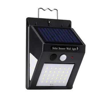 

40LED COB Solar Power Motion Induction Mode Standing Bracket With Back Strap Sensor Light Outdoor Waterproof Garden Wall Lamp