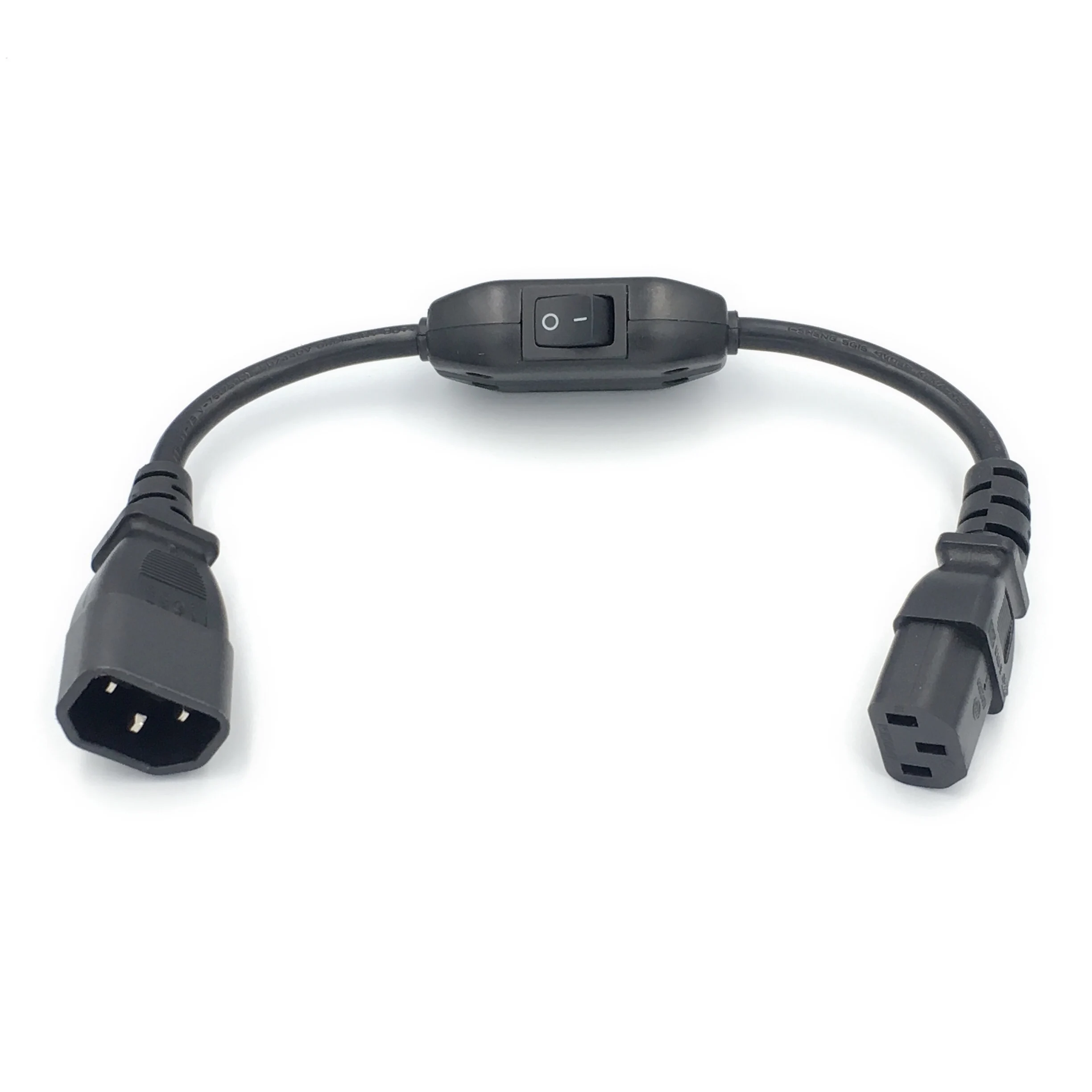 C14-C13 Extension Power Cord IEC 320 C13 Female to C14 Male with 10A On/Off Switch Adapter Cable | Электроника