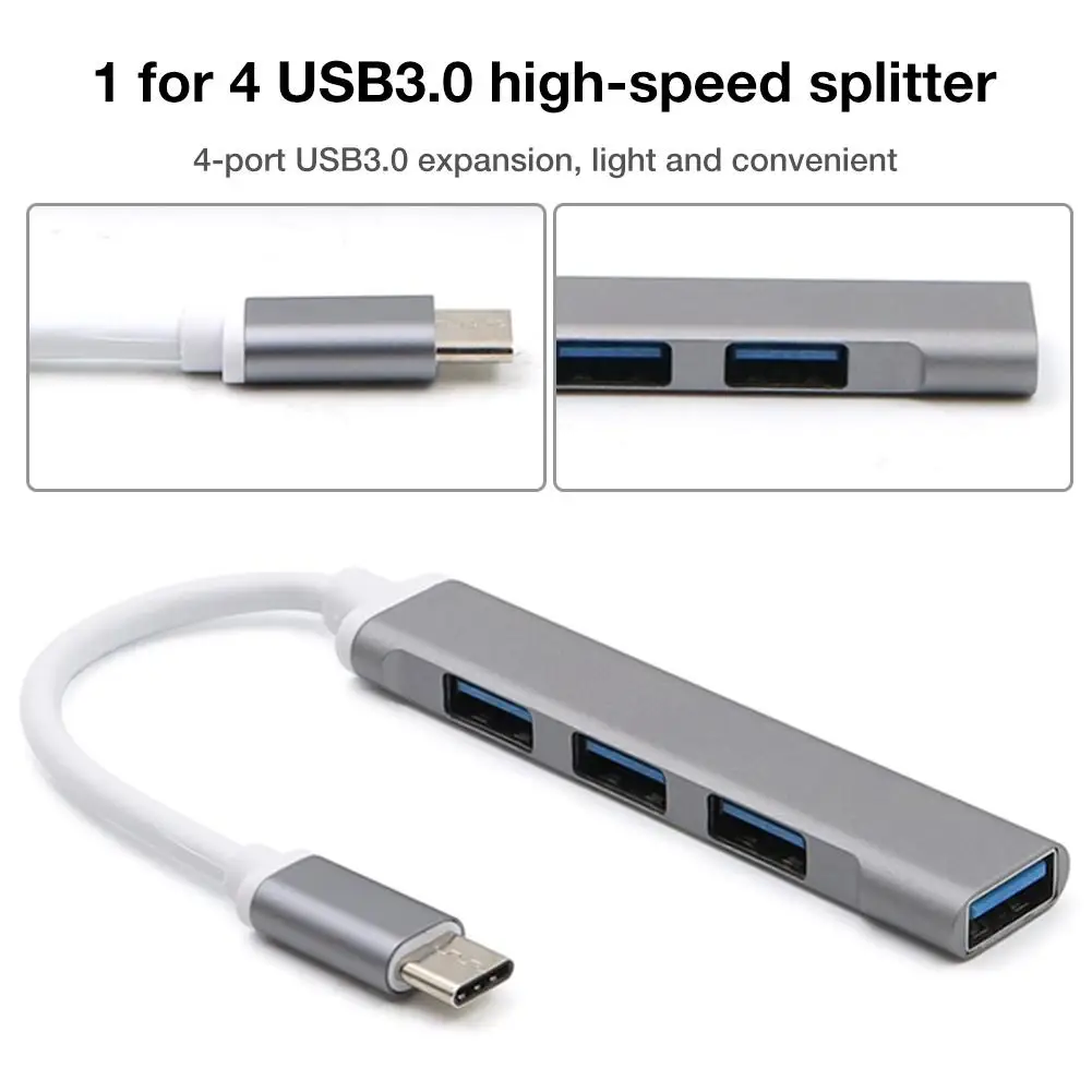 USB разветвитель для MacBook Pro 3 0 4 порта 1|USB-хабы| |