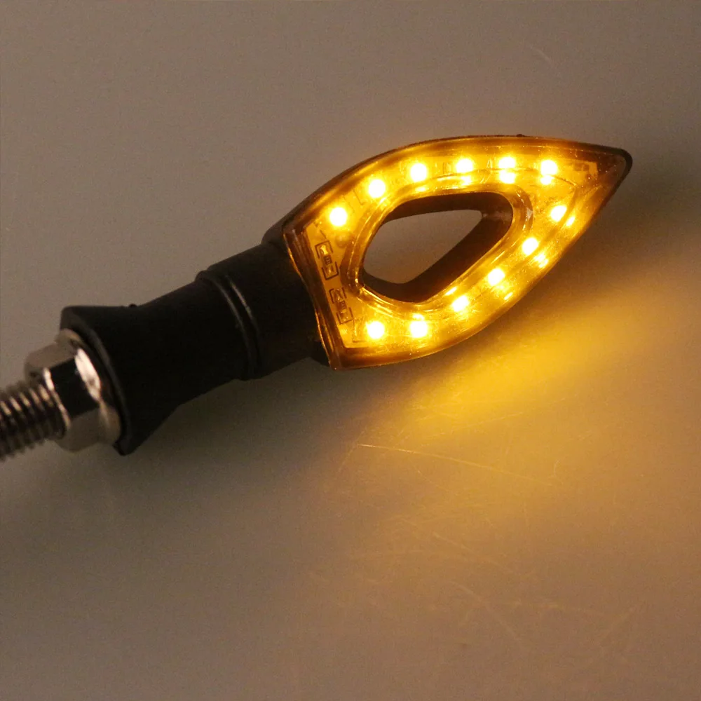 

4pcs Prismatic Motorcycle Turn Signal Light Motorcycle LED Headlight Scooter Working Lamp LED Scooters Spotlight