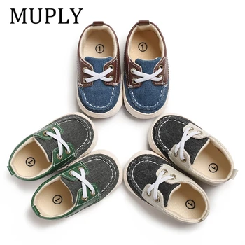 

2020 First Walkers Infant Newborn Baby Boy Girl Soft Sole Cotton Anti-slip Shoes Sneaker Prewalker Patchwork Shoes 0-18M