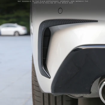 

ABS Chrome Rear Bumper Corner Trim Fit For 2019 2020 BMW 3 Series 325li G28 Car Accessories