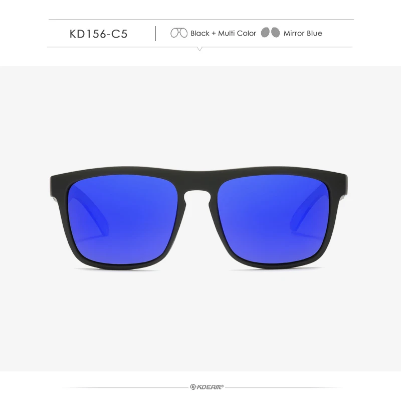 KDEAM Herren Sonnenbrille KD505 Variante C4 polarisiert Vintage UV400