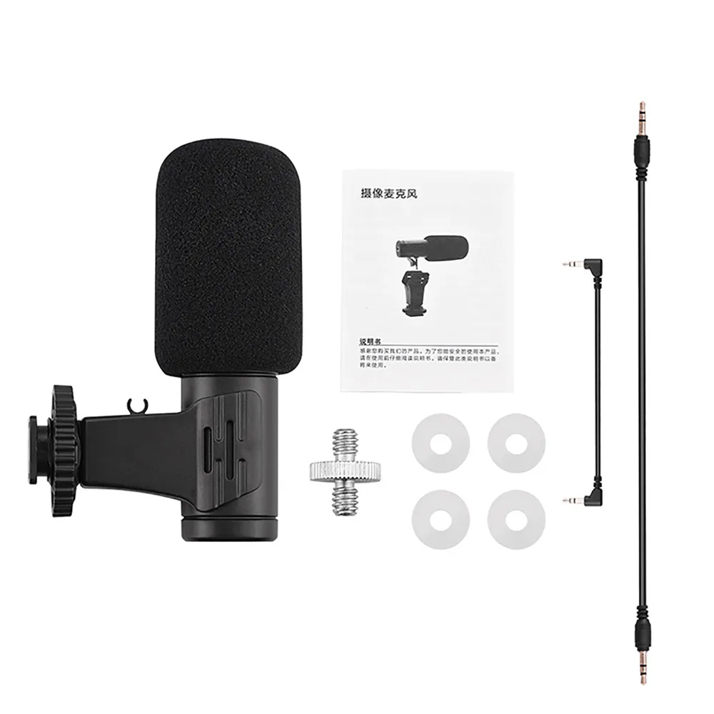 

Long/Short Microphone Condenser/ Recording Camera Microphone for DJI OSMO POCKET 2 Do-It-All Handle Gimbal Camera Accessory