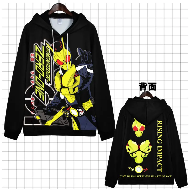 03 Аниме Kamen Rider Zero-One 01 Косплей повседневные толстовки Толстовка весна осень мужские и женские пуловеры с капюшоном топы - Цвет: 03