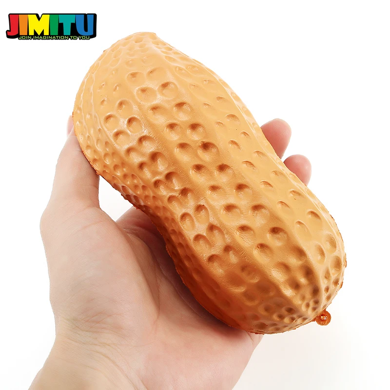 Мягкий арахис 14 см медленно поднимающийся Squeeze Squishies Моделирование Мягкие Ароматические игрушки для детей подарочные коллекции декомпрессионные расслабляющие забавные игрушки