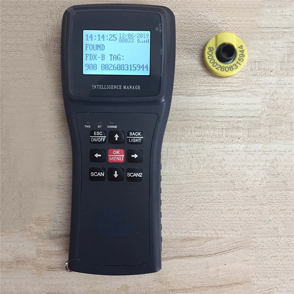 134 2 K Animal Ear Tag Pet Chip Code сканер ручной низкочастотный кардридер ISO11784 FDX-B EMID USB/Bluetooth |