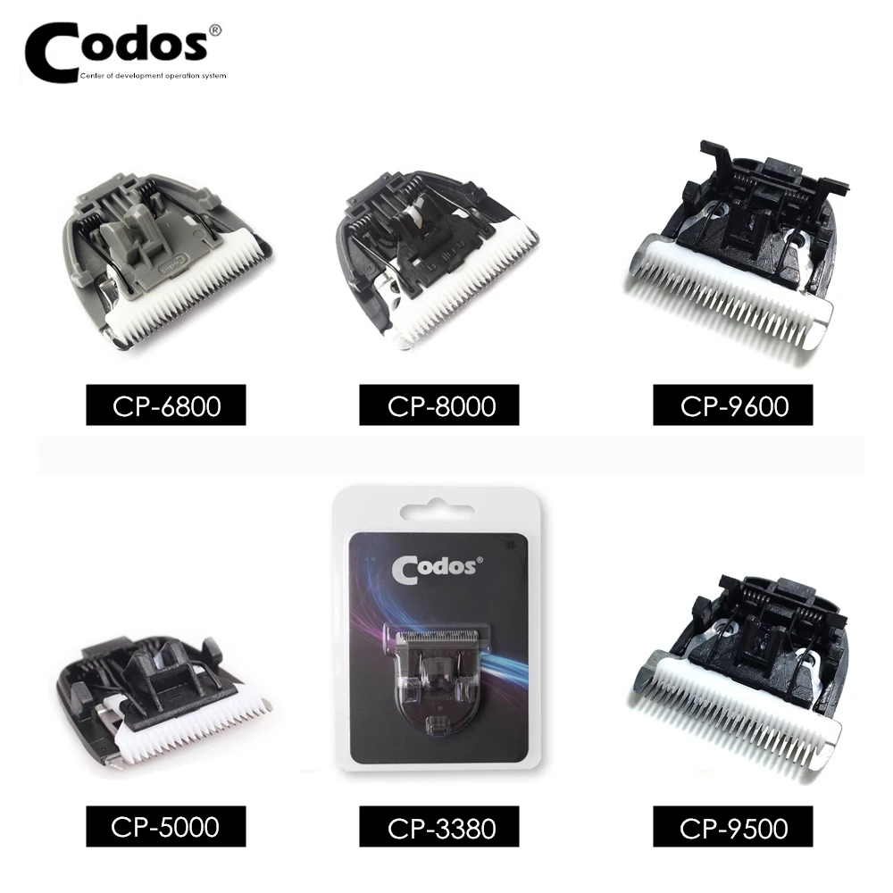 Original Codos Ceramic Steel Blade Apply to CP6800 CP8000 CP9600 CP9500/5000/5200/3380 KP3000 Pet Hair Trimmer Cutter Head Knife hair trimmer pet clipper pet hair trimmer