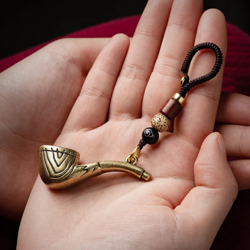  Tobacco Pipe Keyrings Pendants  (5)