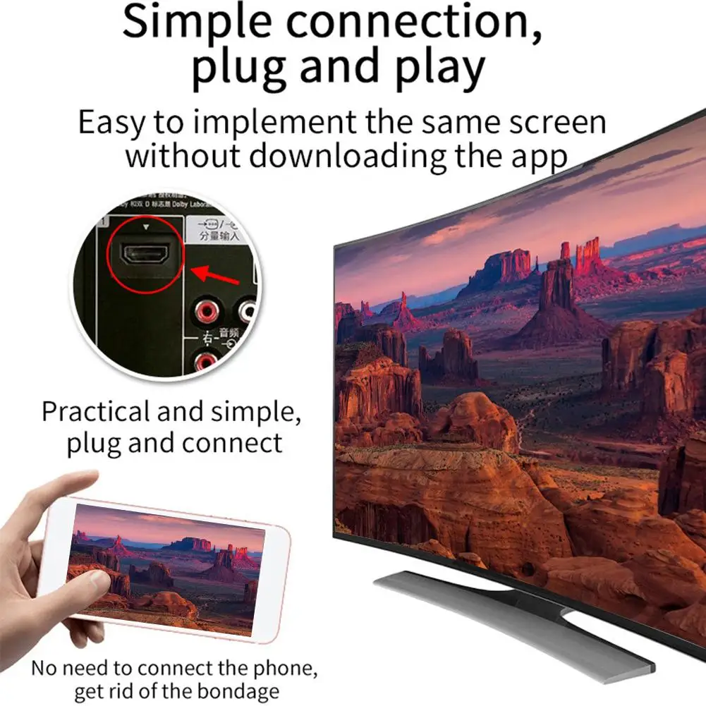 Новейший G6 HDMI беспроводной дисплей Receiver2.4/5G WiFi 4K 1080P Мобильный экран литой зеркальный адаптер ключ Chromecast толкатель