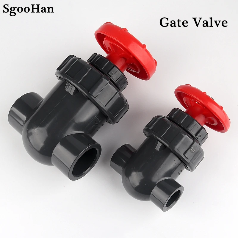 1pc PVC Pipe Gate Valve Precision Flow Control Sluice Switch Home