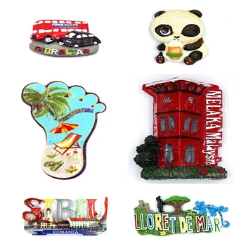 

World Tourism Fridge Magnet Souvenir Hawaii Refrigerators Sticker Decor Cute Magnets Craft 3D Home Decoration Magnets Gift Ideas