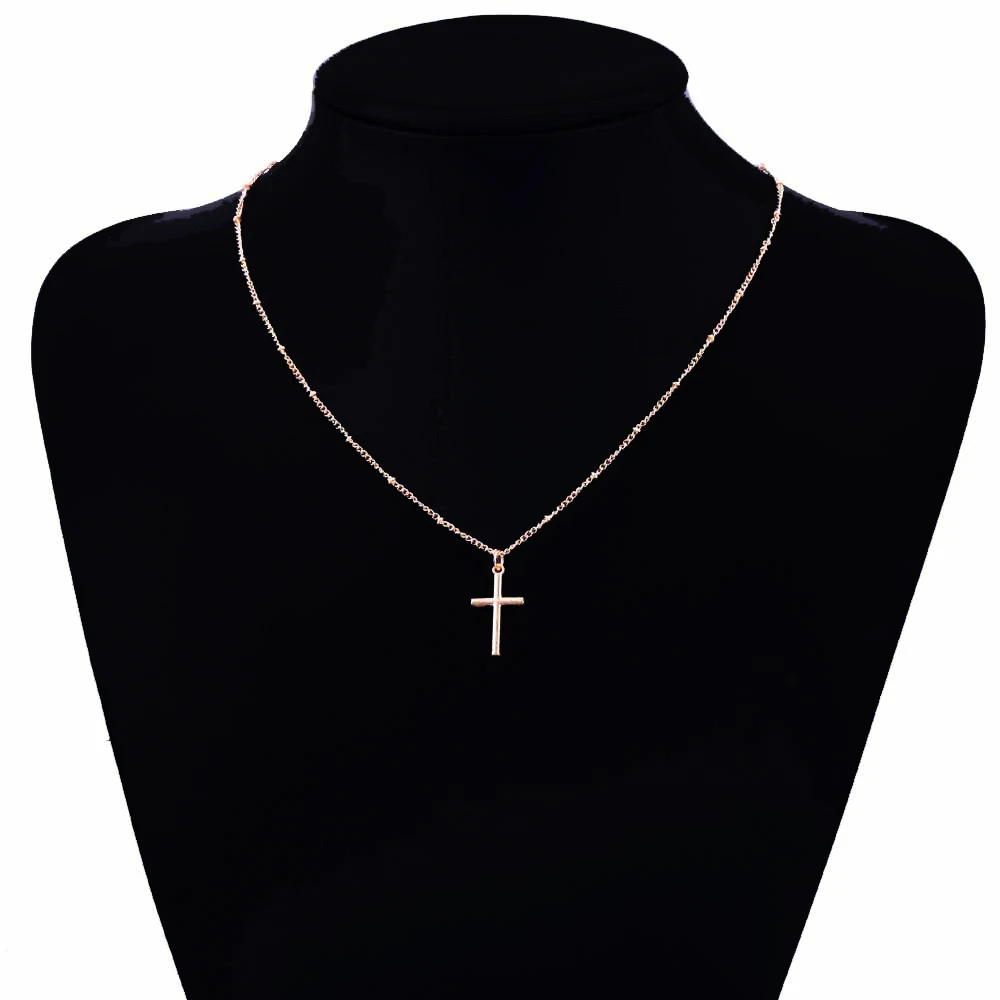 крестик с цепочкой женский на цепочке 6цепочки дя женщин крестиком Collares de moda 2019