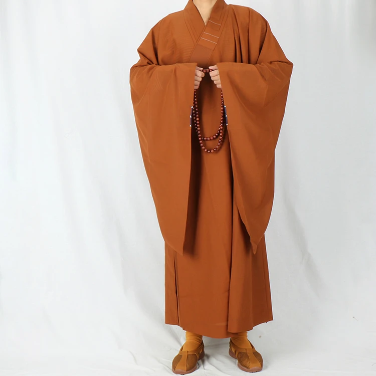 New Cationic Shaolin Buddhist Monk Haiqing Robes Lay Meditation Gown gift 