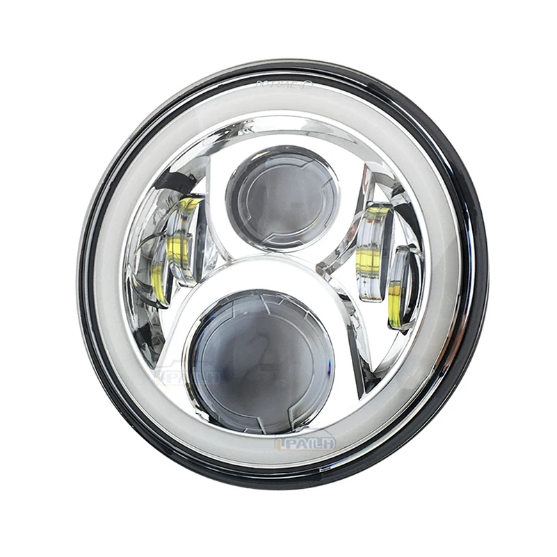 1 комплект фар для мотоцикла Harley 7 "светодиодный с DRL4 1/2" Противотуманные фары